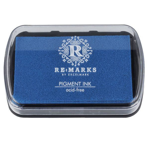 The best price of Ocean Blue Re:Marks Pigment Ink Pad (Large) Hot on Sale